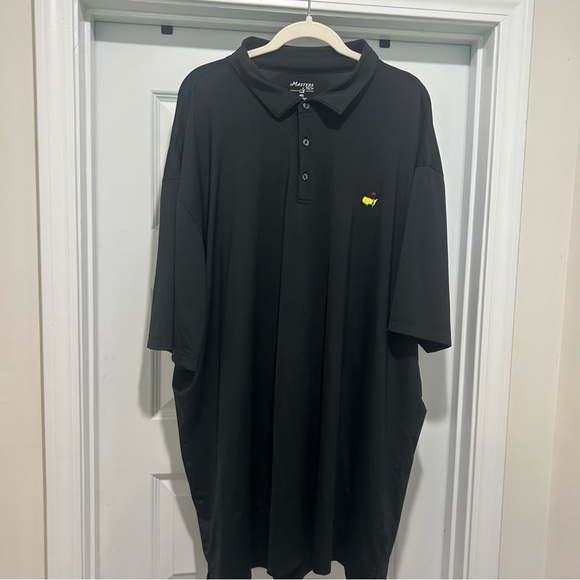 Masters Other - Masters Black Polo Shirt with Yellow Logo